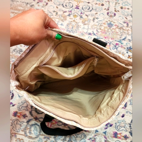 GloVelt, Gold/Shimmer Multi Pocket, Tennis Tote. - Picture 5 of 12